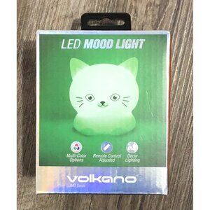 Volkano Lumo Series Cat LED Mood Light New in Box with Remote